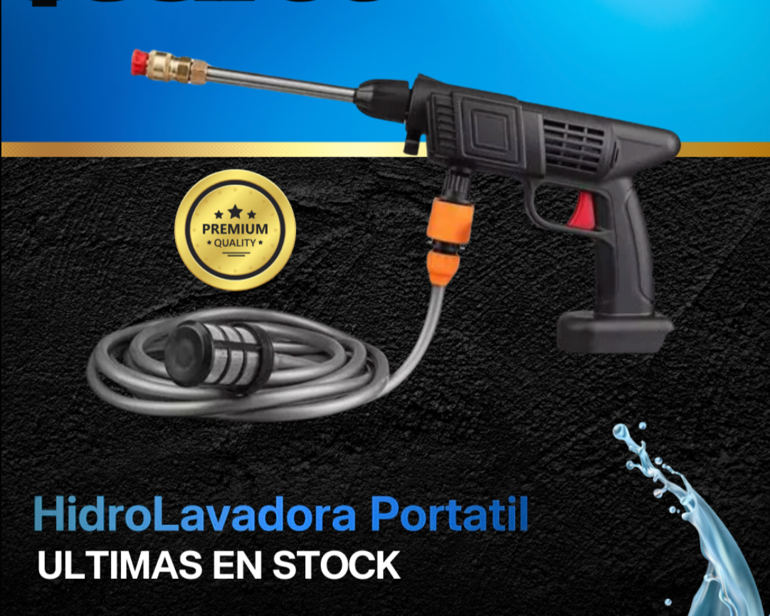 Hidrolavadora Inalambrica + Batería + Adaptador